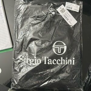 New Sergio Tacchini black hoodie size M for men and women